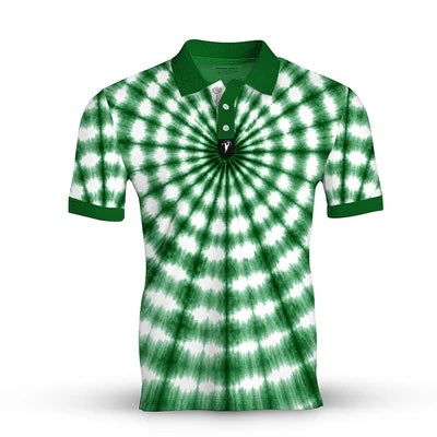Premium Tie-Dye Inspired Golf Polos