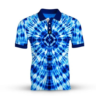 Premium Tie-Dye Inspired Golf Polos
