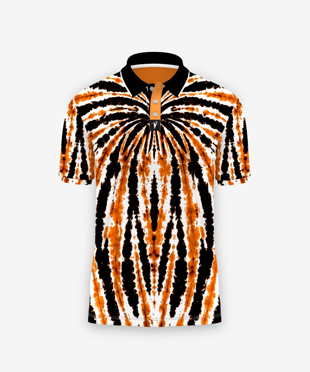 Premium Tie-Dye Inspired Golf Polos