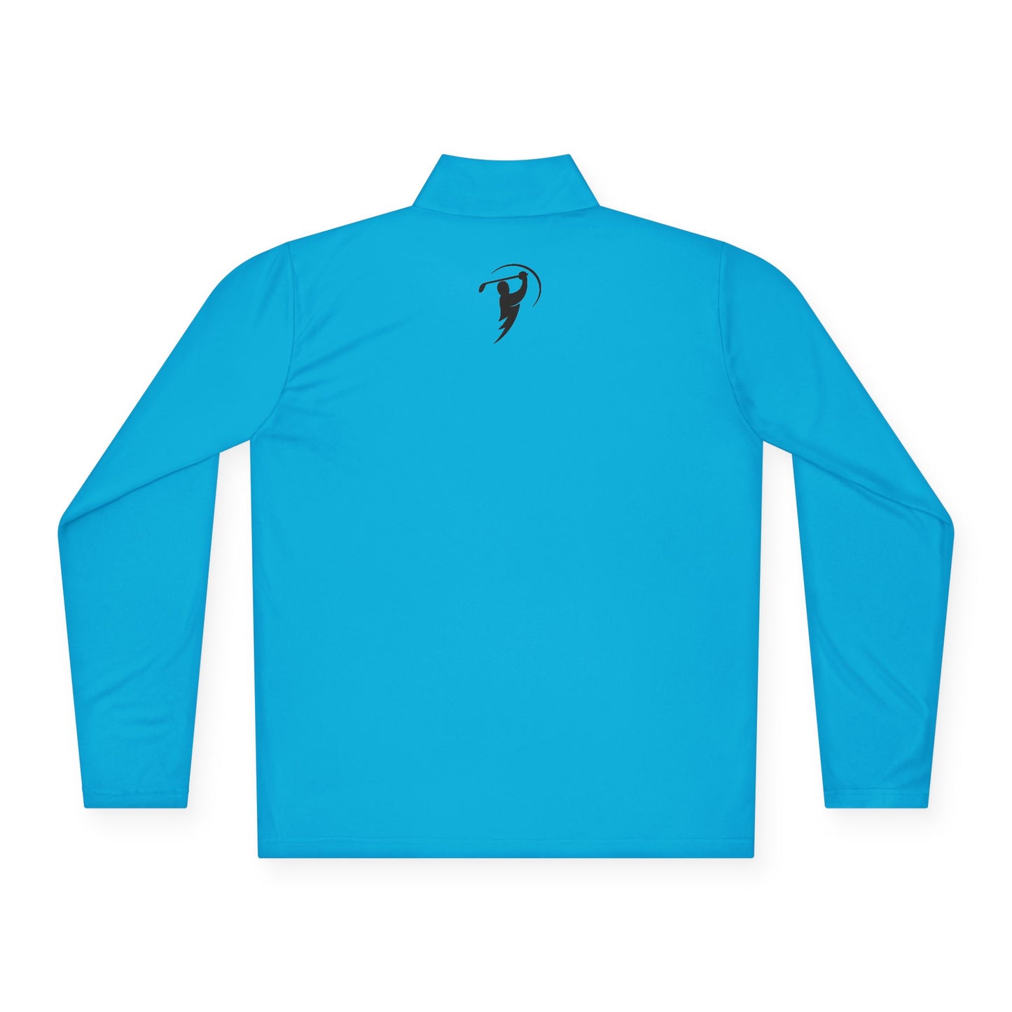 Monogram on  1/4-Zip (Black Logo) - Mens