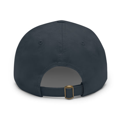 Bolty on Round Leather (faux) Patch