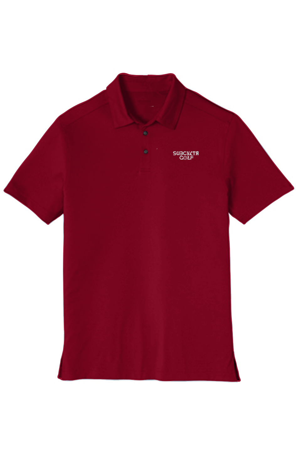 Sybcultr Polo Front - Monogram Patch on Back