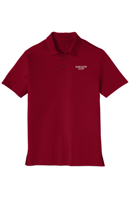 Sybcultr Polo Front - Monogram Patch on Back