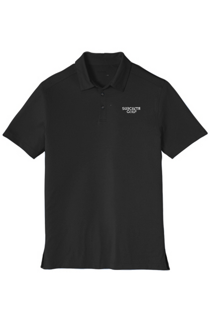 Sybcultr Polo Front - Monogram Patch on Back