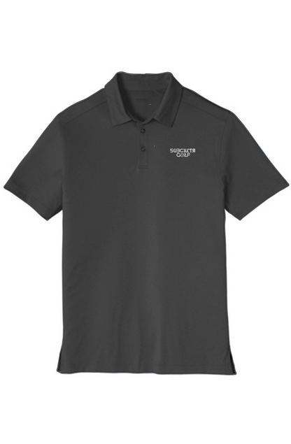 Sybcultr Polo Front - Monogram Patch on Back