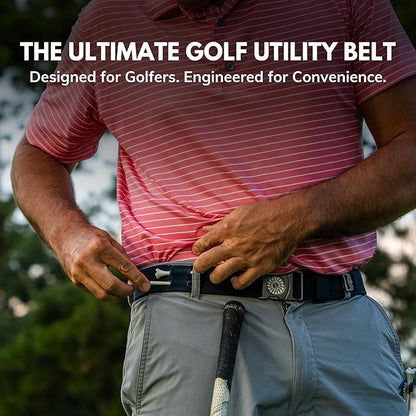 THE BYRD GOLF BELT - Black Crow