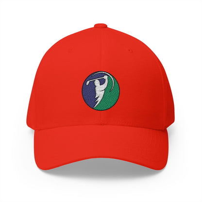 Charcoal & Teal logo on Red (front)