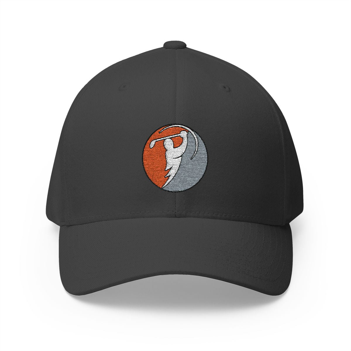 Coral & Seafoam logo on Dark Grey (front)