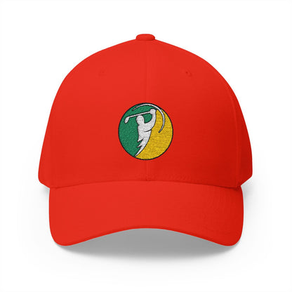 Forest & Cream logo on Red (front)