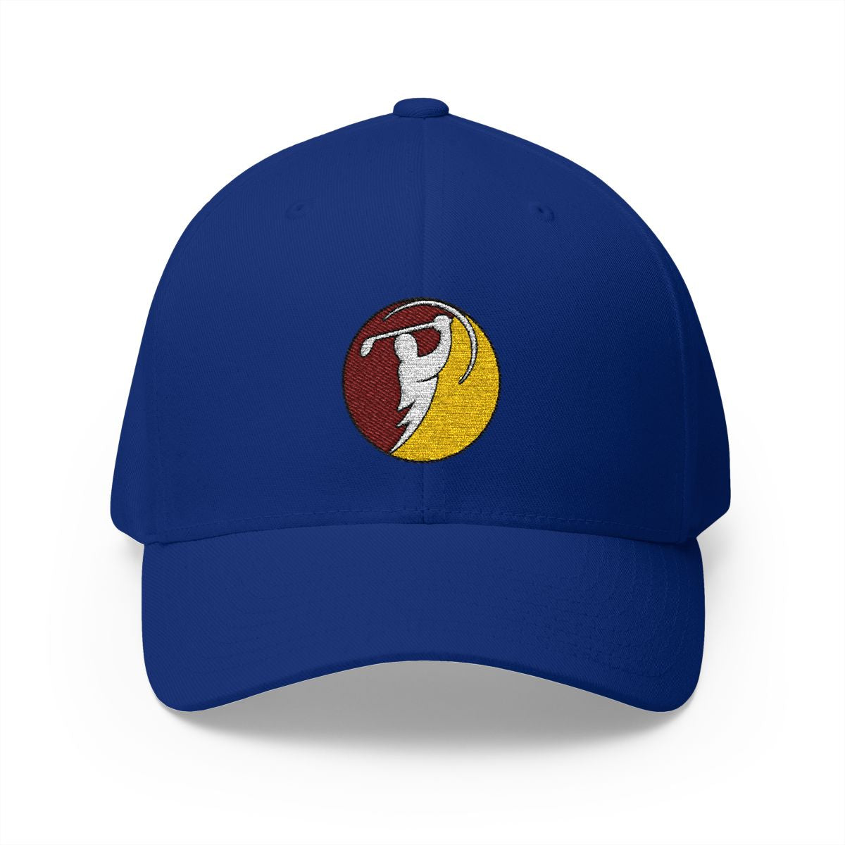 Maroon & Gold logo on Royal Blue (front)