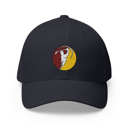 Maroon & Gold logo on Dark Navy (front)