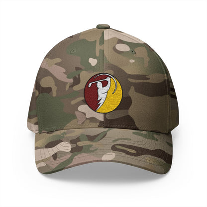 Maroon & Gold logo on Multicam Green (front)