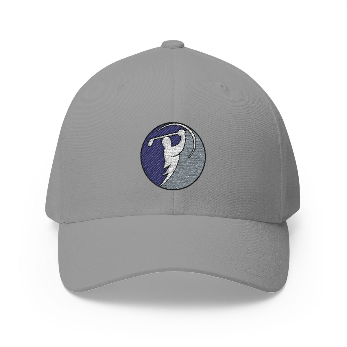 Navy & Silver logo on Grey (front)