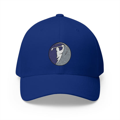 Navy & Silver logo on Royal Blue (front)
