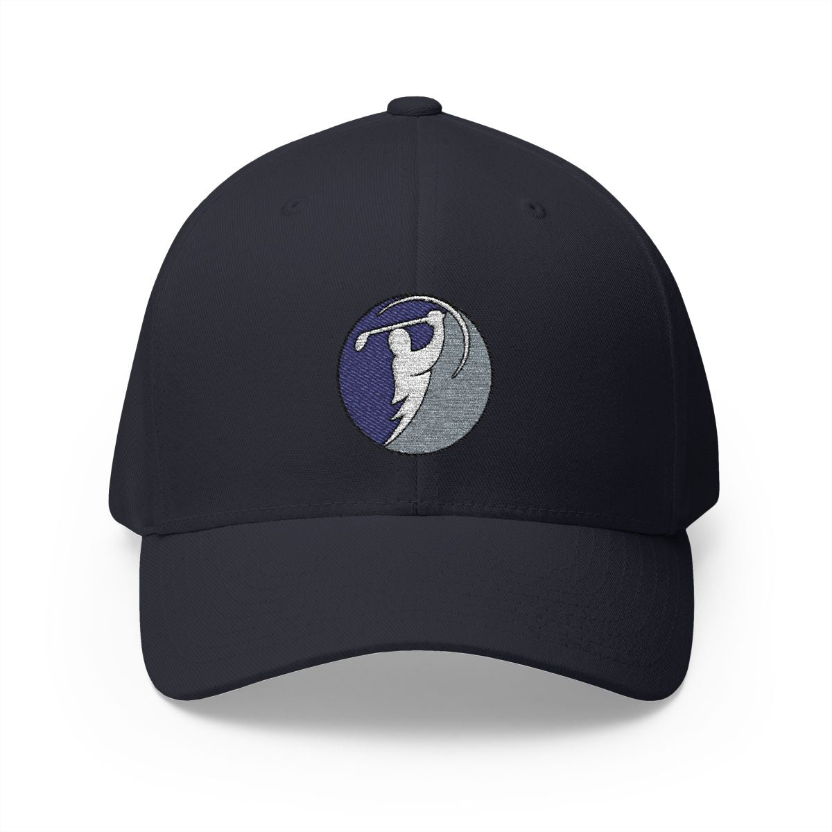 Navy & Silver logo on Dark Navy (front)