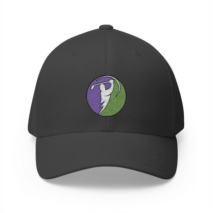 Plum & Mint logo on Dark Grey (front)