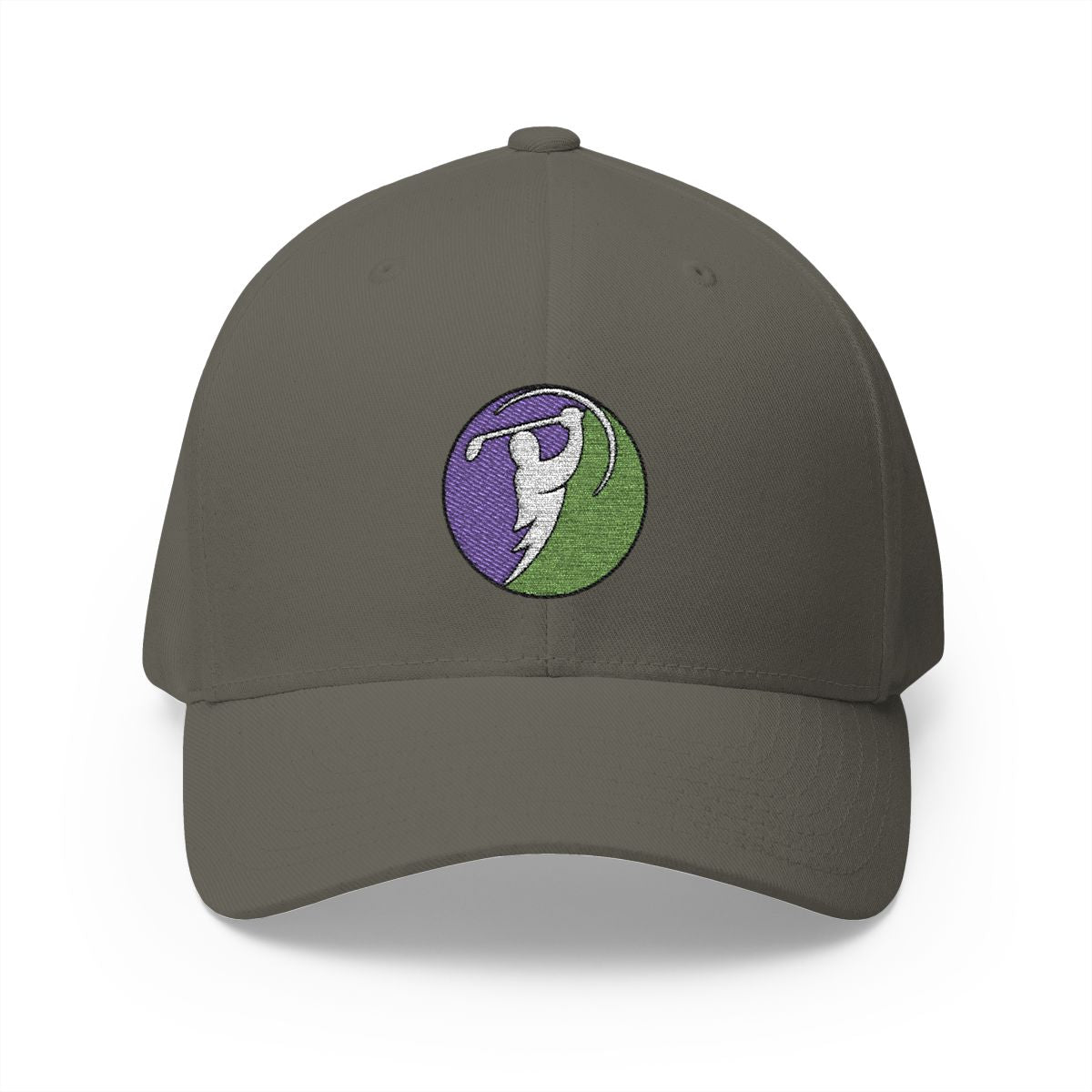 Plum & Mint logo on Olive (front)