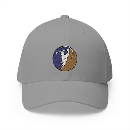 Purple & Gold logo on Grey (front)