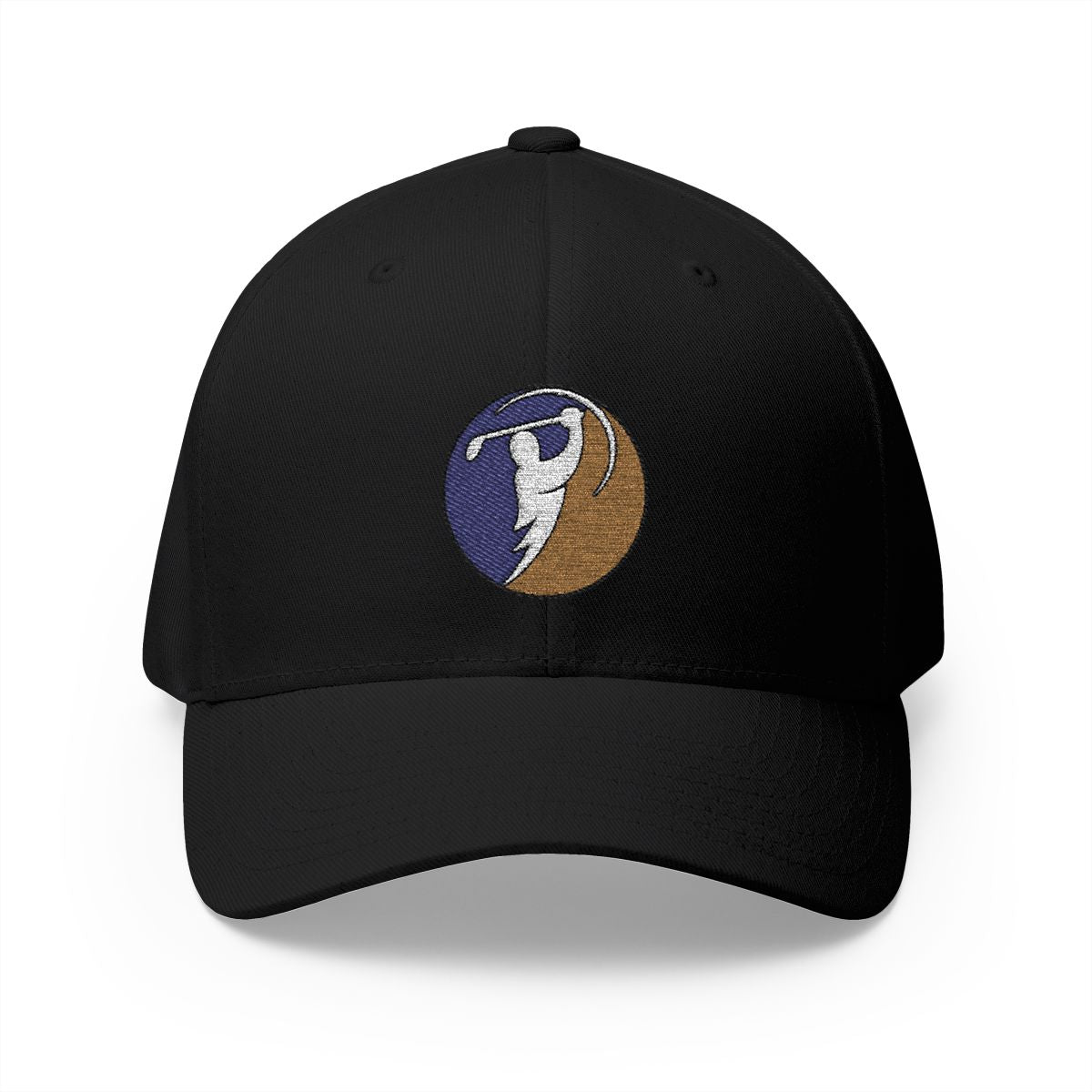 Purple & Gold logo on Black (front)