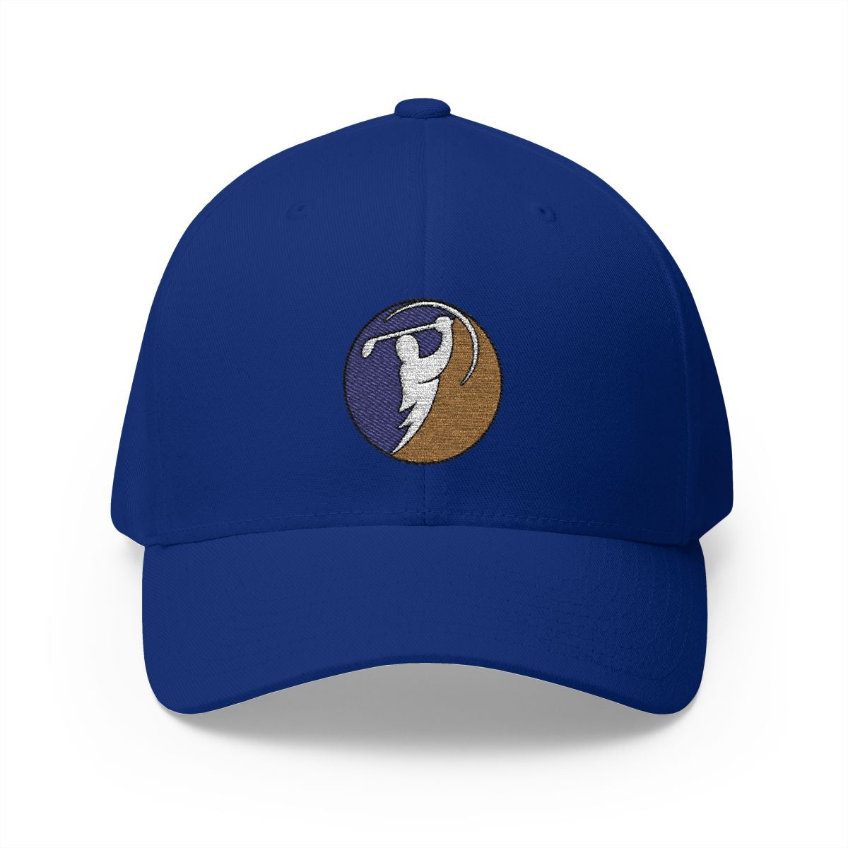 Purple & Gold logo on Royal Blue (front)