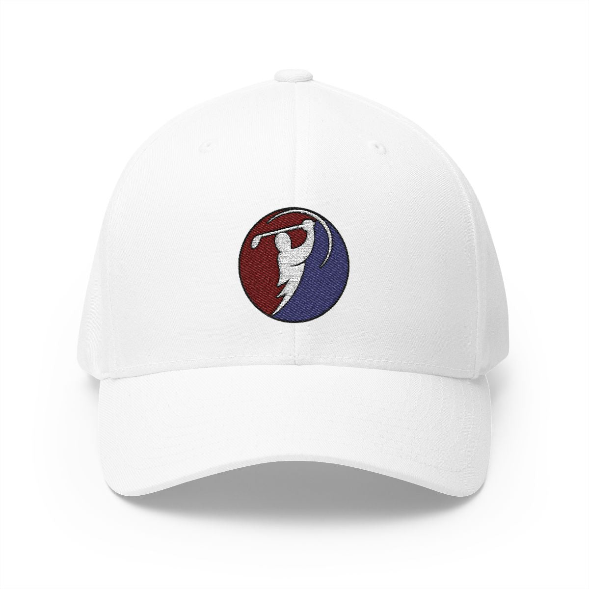 Red & Blue logo on White (front)