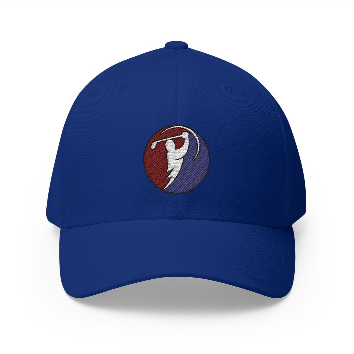 Red & Blue logo on Royal Blue (front)