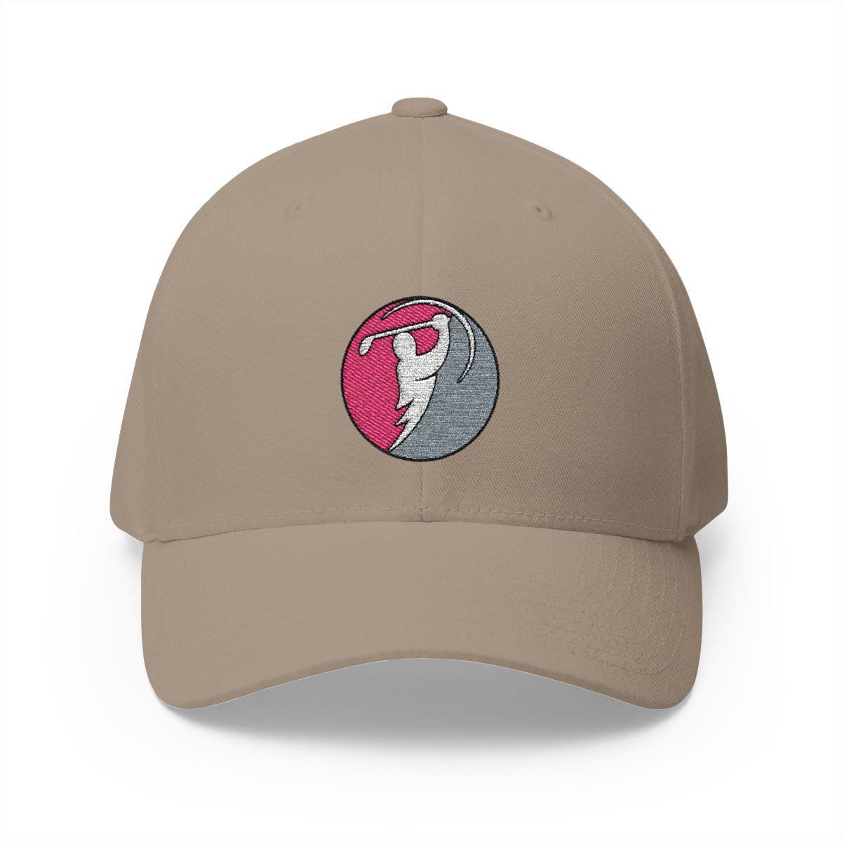 Rose & Turquoise logo on Khaki (front)