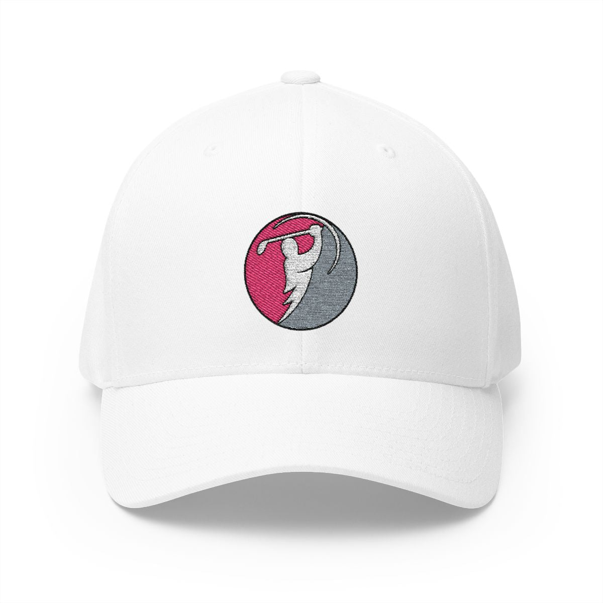 Rose & Turquoise logo on White (front)