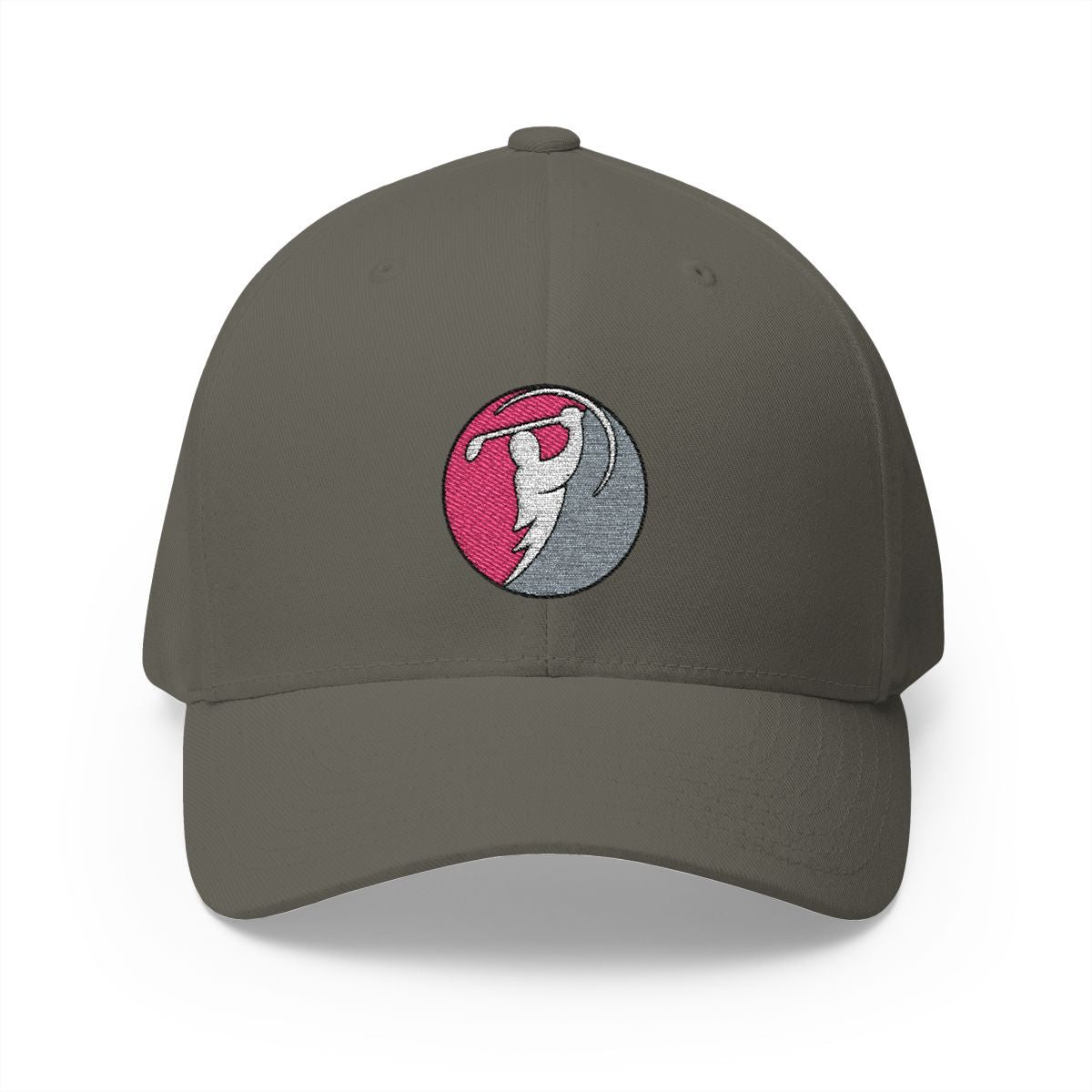 Rose & Turquoise logo on Olive (front)
