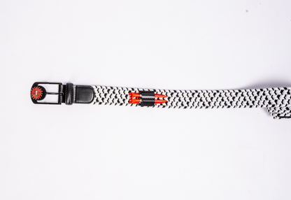 THE BRAIDED BYRD GOLF BELT - Black Capped Chickadee