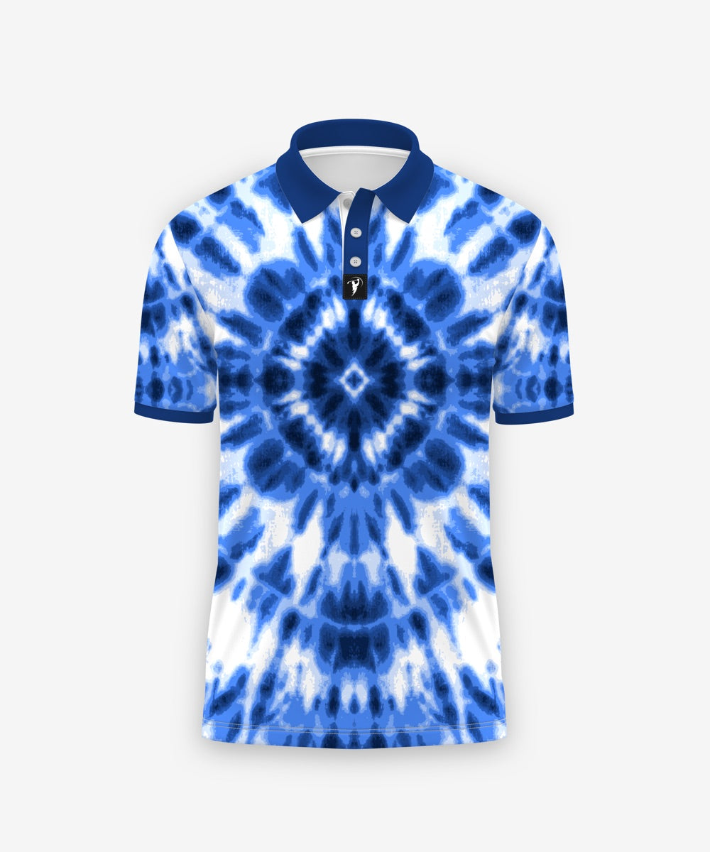 Premium Tie-Dye Inspired Golf Polos